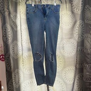 Free People light wash jeans